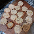 El cooksnap de Maria Paula Lavallén cuando hizo Galletas de harina de coco y plátano/banana 🥥 🍌 sin azúcar.