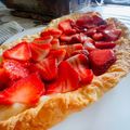 El cooksnap de Ángela Bel Peris cuando hizo Tarta de fresas con hojaldre y crema pastelera.