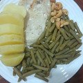 El cooksnap de Noemí cuando hizo Judías verdes con pollo.
