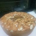 Cooksnap dari Wulan Arum untuk resep Bolu pisang bahan simple topping almond keju