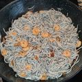 El cooksnap de Fátima Camino cuando hizo Gulas con langostinos al ajillo.