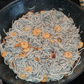 El cooksnap de Fátima Camino cuando hizo Gulas con langostinos al ajillo.