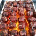 JasonADouglas's cooksnap of when they made Chili Powder, Brown Sugar Bacon Wrapped Chicken Poppers!.