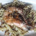 El cooksnap de Carmen Conejo Mico cuando hizo Pasta de camarones al ajillo (con crema).