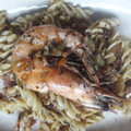 El cooksnap de Carmen Conejo Mico cuando hizo Pasta de camarones al ajillo (con crema).