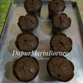Cooksnap dari Dapur Marin Borneo untuk resep Flower chocolate butter cup cake - simple ekonomis tanpa mixer