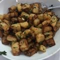 Neil 's cooksnap of when they made Spicy Lebanese Potatoes in an air fryer- Batata harra.