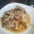 El cooksnap de Almudena Collado cuando hizo Solomillo de cerdo al ajillo.