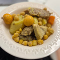 El cooksnap de Marieta cuando hizo Cocido madrileño con pelota a mi manera.