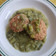 El cooksnap de LuzMa SG cuando hizo Tortitas de amaranto en salsa verde con nopales.