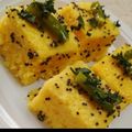 Asha Sharma का कुकस्नैप जब उन्होंने ढोकला (Dhokla recipe in hindi) बनाया था।