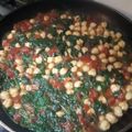 El cooksnap de Erica Fernandez cuando hizo Espinacas a la sevillana.