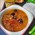 Hina Ibrahim's cooksnap of when they made Moong masoor ki daal mix.