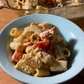 il Flavia Giordano quando ha preparato Pasta con feta al forno e pomodorini