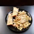 Keenerthanyou's cooksnap of when they made Creamy Pesto Chicken & Bow Ties.