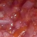 Dhara का कुकस्नैप जब उन्होंने प्याज़ टमाटर की चटनी (pyaz tamatar ki chutney recipe in Hindi) बनाया था।