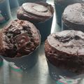 Cooksnap Cookies Monster 🍪 semasa beliau membuat Eggless Chocolate Cake tekstur ala Muffin Double Choc.