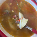El cooksnap de nataly astudillo cuando hizo Tomaticán con caldo (c/carne molida).