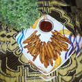 Sakshi Nillawar's cooksnap of when they made Red Poha-Potato Fingers.