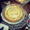 صورة من ام بسام ولينا، شاركها بعد تجربة وصفة كيكة الفستق 💚