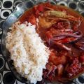 El cooksnap de Alejandra Dominguez cuando hizo Cazuela rápida de mariscos.
