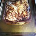 El cooksnap de Paquichu cuando hizo Cheesecake brownies.