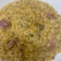 El cooksnap de Kristiana Daneva cuando hizo Arroz cremoso de verduras, bacon y champiñones.