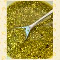 El cooksnap de Mara cuando hizo Aliño de pistacho.