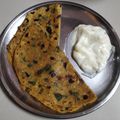 Falguni Shah's cooksnap of when they made મેથી ના થેપલા (Methi Thepla Recipe In Gujarati).