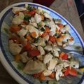 El cooksnap de Martina Mosca cuando hizo Wok de pollo y vegetales.
