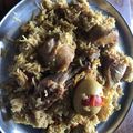 Sumita Roychowdhury's cooksnap of when they made হায়দ্রাবাদি চিকেন বিরিয়ানি (Hyderabadi chicken biriyani recipe in Bengali).