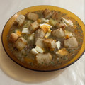 El cooksnap de Eduardo Agudo Alba cuando hizo Sopa de puerros con hueso de jamón.