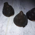 El cooksnap de Aldanaa Micaela cuando hizo Conitos de dulce de leche bañados en chocolate.