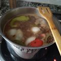 El cooksnap de MMar González Gómez cuando hizo Lentejas con chorizo y pollo (tradicional y Newcook / GM).