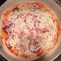 El cooksnap de Janny cuando hizo Pizza personal Low Carb al sartén.