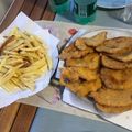 El cooksnap de María Alicia cuando hizo Milanesas de pollo con papas fritas 🍟.