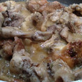 El cooksnap de Paola Lozano Zafra cuando hizo Conejo al ajillo.