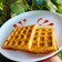 Mukti Bhargava का कुकस्नैप जब उन्होंने हैल्दी ग्रीन वॉफल (healthy green waffle recipe in Hindi) बनाया था।