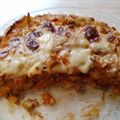 El cooksnap de Diana Carames cuando hizo Tarta de berenjenas, zapallito y zanahoria.