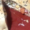 El cooksnap de Yenniffer cuando hizo CALZONE DE JAMÓN, QUESO, ACEITUNAS Y HUEVO sin levadura 🧀 🥓🥚.