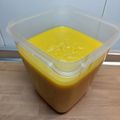 El cooksnap de Julio cuando hizo Crema de calabaza y manzana con Thermomix.