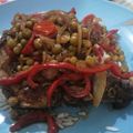 El cooksnap de Mary Falco cuando hizo Costilla de Cerdo a la Riojana.