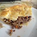 Rose Myra's cooksnap of when they made sunshines beef pie.