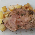 El cooksnap de dany osma cuando hizo Bondiola de cerdo al horno con chimichurri.