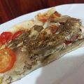 El cooksnap de Lehia19 cuando hizo Tarta de berenjenas y tomate 🍅.