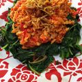 Cooksnap dari Dewayani untuk resep Bayam sambel Tempe