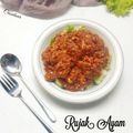 Cooksnap dari Cassalover ( AyuCIMO ) untuk resep Rujak Ayam