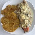 El cooksnap de Lay Contreras cuando hizo Trucha con crema de champiñones.