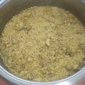 El cooksnap de Carolina Gallardo cuando hizo Arroz con pollo al curry.