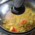 El cooksnap de Paula Hermosilla cuando hizo Arroz con mariscos..